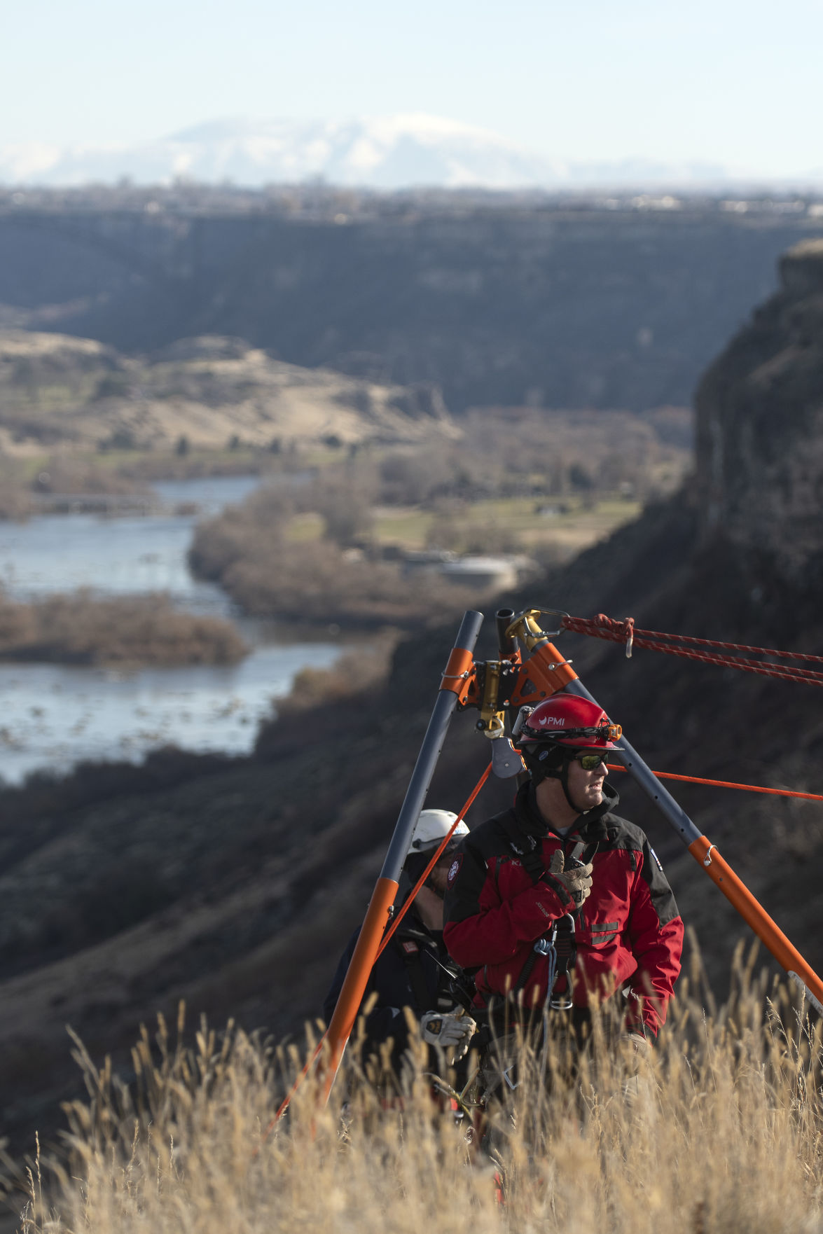 Hiker rescued in Snake River Canyon